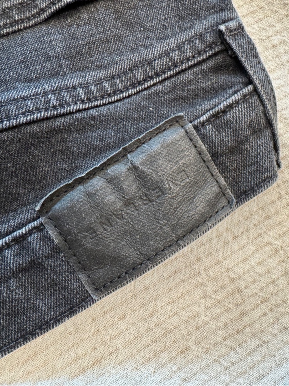 Everlane Cheeky original Black High-Rise Straight-Leg Jeans 29 - Picture 12 of 12